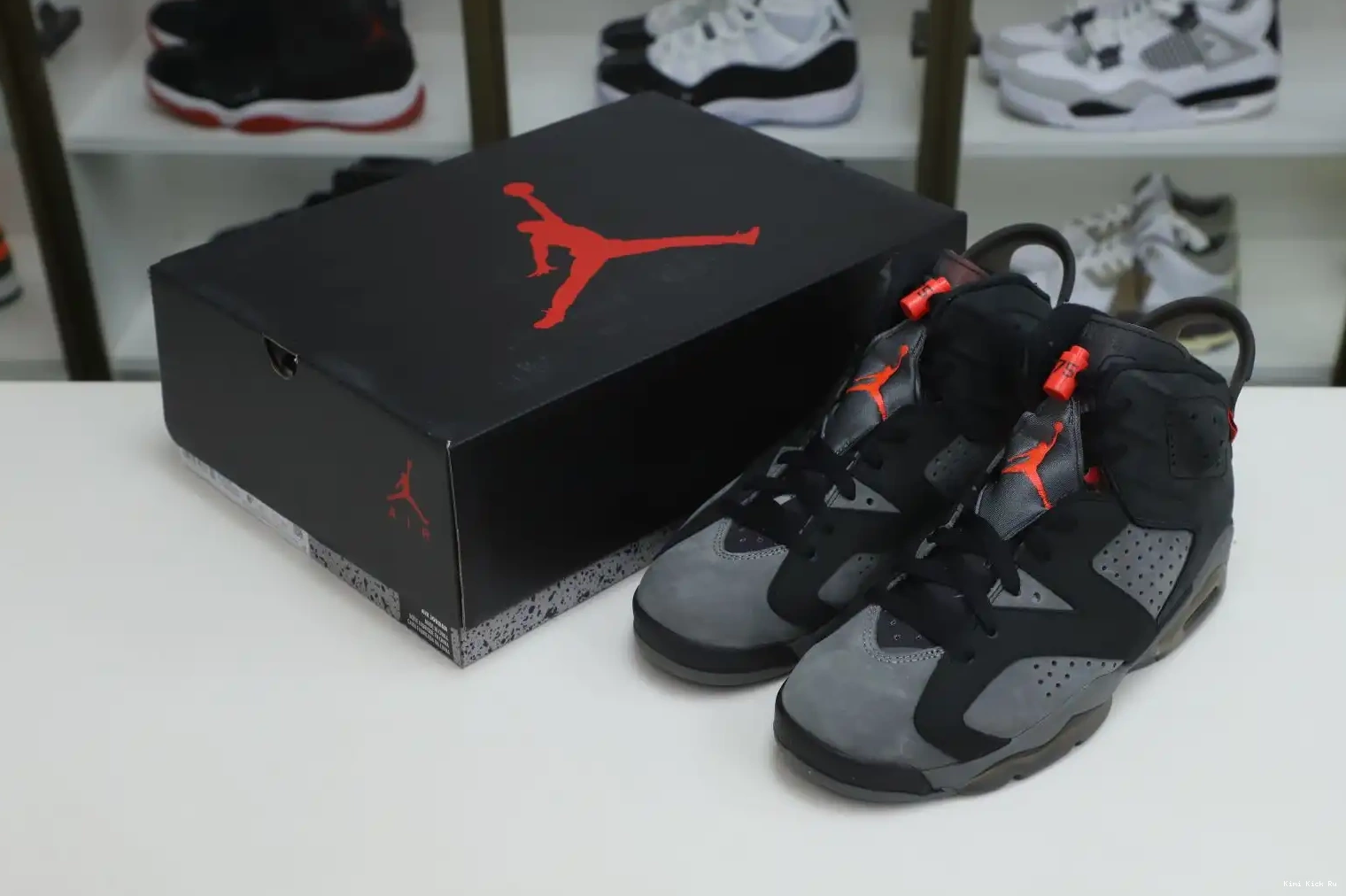 RETRO Kimikick 'IRON 6 SAINT-GERMAIN JORDAN AIR X GREY' PARIS 0412